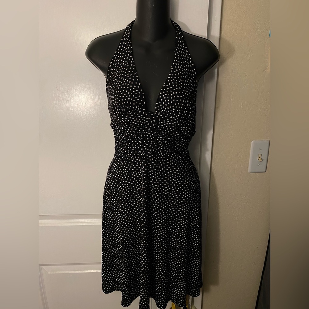 Flirty pooka dot sun dress